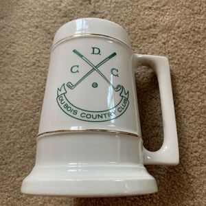 Vintage DuBois Country Club Ceramic Stein DuBois Pennsylvania